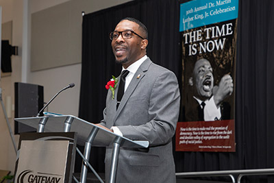 Gateway's MLK Celebratio on 1-15-24, Rev Crum key speaker