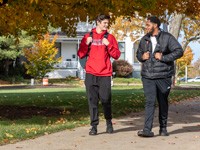 Students on campus