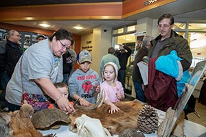 Kids doing hands-on learning at EcoFest
