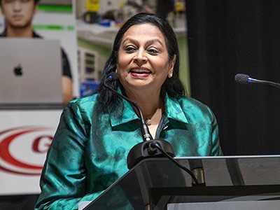 Dr Raju speaks at State of the College address