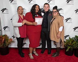 Scholarship recipients and donors at the awards ceremony